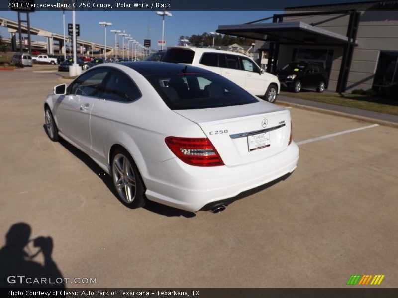 Polar White / Black 2013 Mercedes-Benz C 250 Coupe
