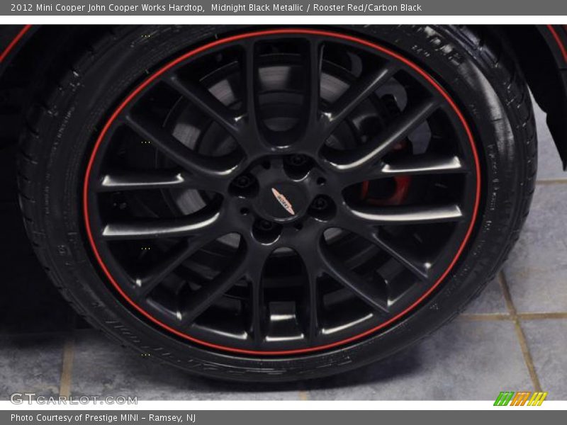 Midnight Black Metallic / Rooster Red/Carbon Black 2012 Mini Cooper John Cooper Works Hardtop