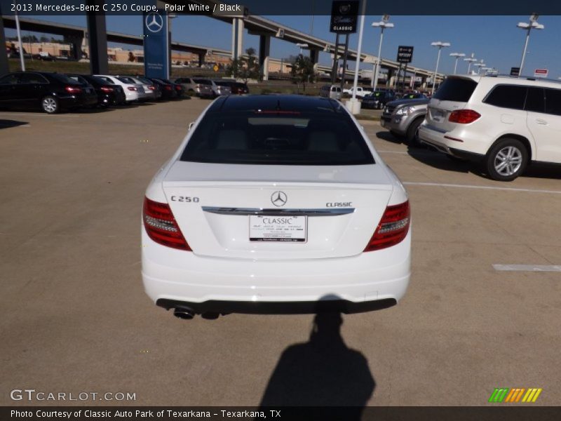 Polar White / Black 2013 Mercedes-Benz C 250 Coupe
