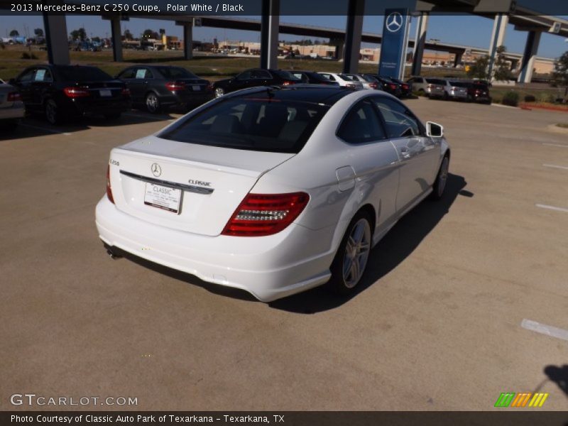 Polar White / Black 2013 Mercedes-Benz C 250 Coupe