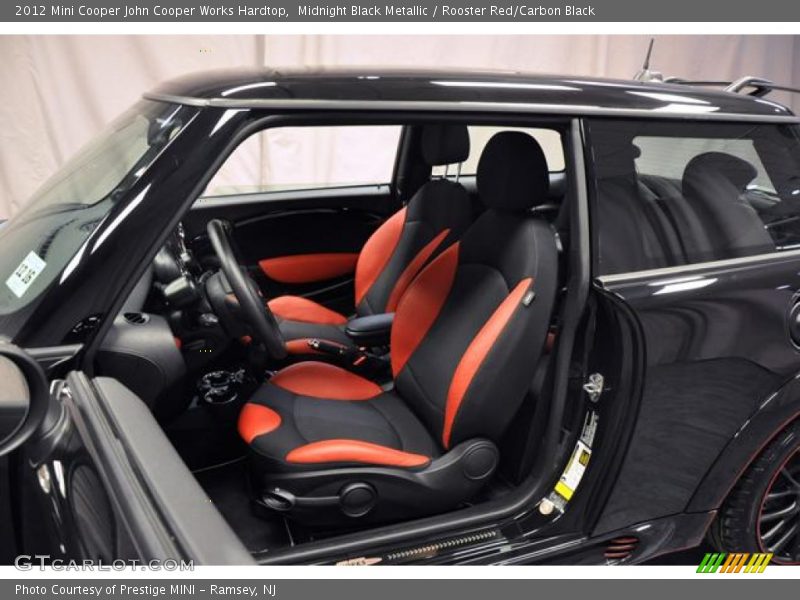  2012 Cooper John Cooper Works Hardtop Rooster Red/Carbon Black Interior