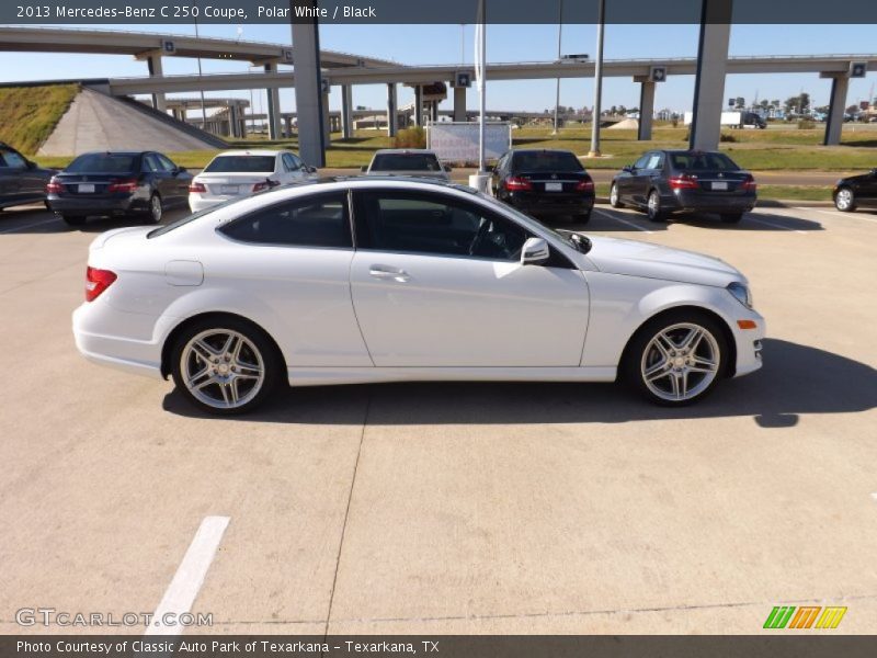 Polar White / Black 2013 Mercedes-Benz C 250 Coupe