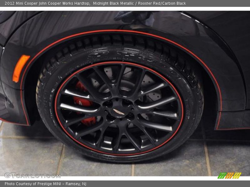 Midnight Black Metallic / Rooster Red/Carbon Black 2012 Mini Cooper John Cooper Works Hardtop