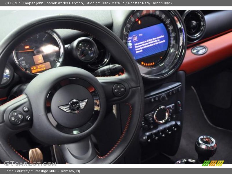 Midnight Black Metallic / Rooster Red/Carbon Black 2012 Mini Cooper John Cooper Works Hardtop