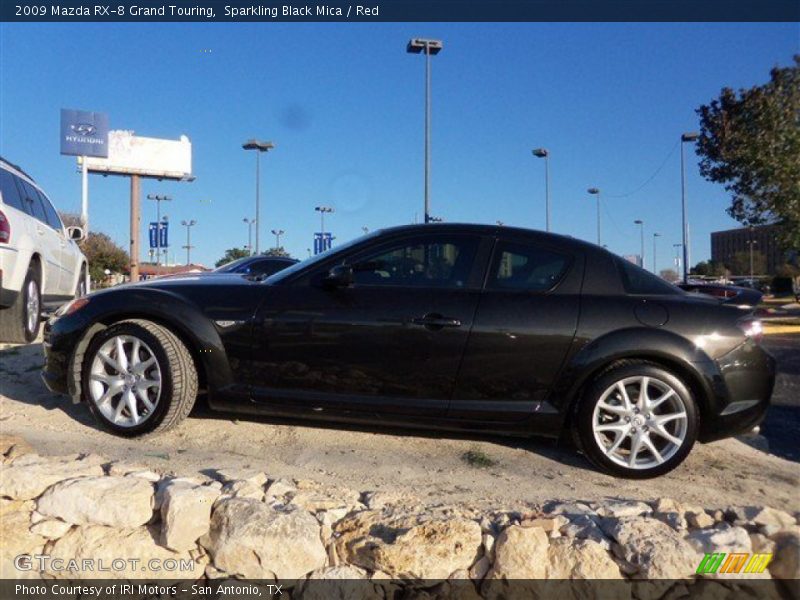 Sparkling Black Mica / Red 2009 Mazda RX-8 Grand Touring