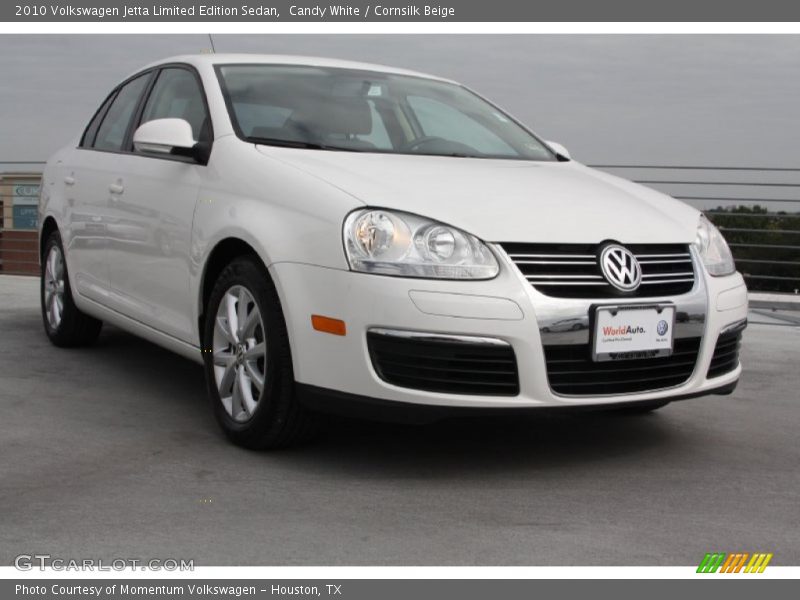 Candy White / Cornsilk Beige 2010 Volkswagen Jetta Limited Edition Sedan
