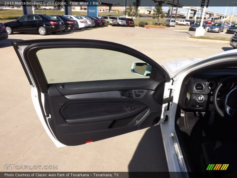 Polar White / Black 2013 Mercedes-Benz C 250 Coupe