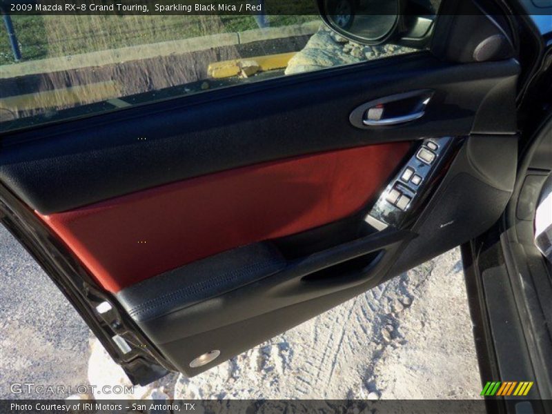 Sparkling Black Mica / Red 2009 Mazda RX-8 Grand Touring