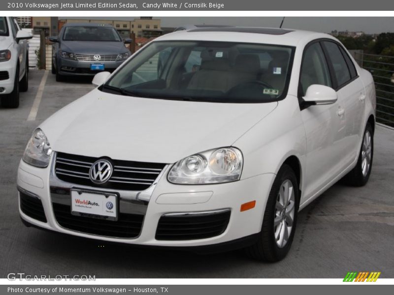 Candy White / Cornsilk Beige 2010 Volkswagen Jetta Limited Edition Sedan