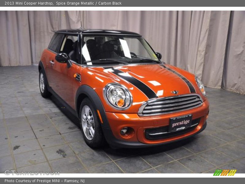 Spice Orange Metallic / Carbon Black 2013 Mini Cooper Hardtop