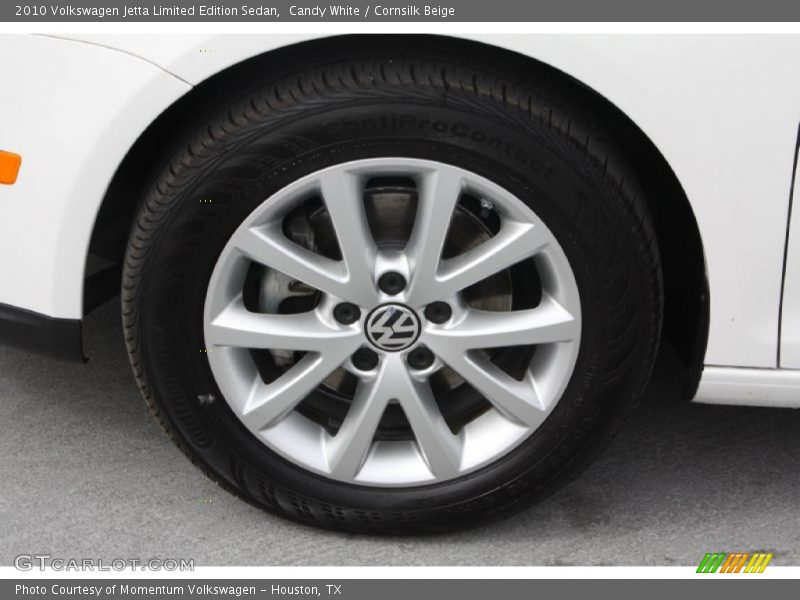 Candy White / Cornsilk Beige 2010 Volkswagen Jetta Limited Edition Sedan