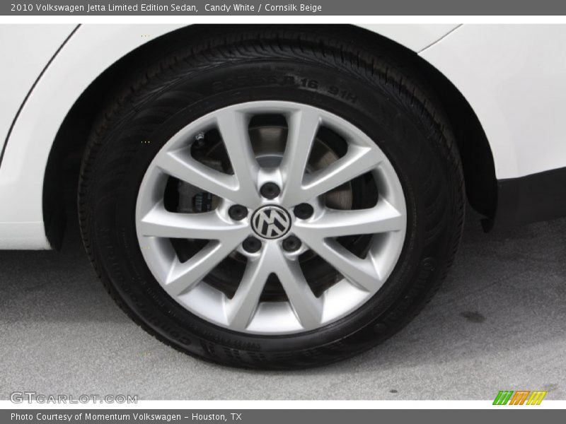 Candy White / Cornsilk Beige 2010 Volkswagen Jetta Limited Edition Sedan