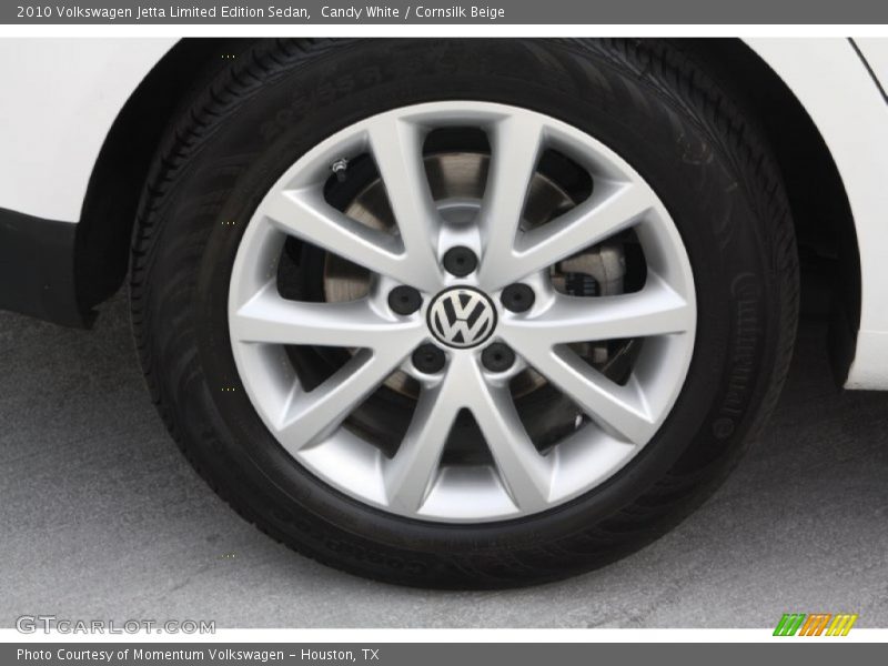 Candy White / Cornsilk Beige 2010 Volkswagen Jetta Limited Edition Sedan