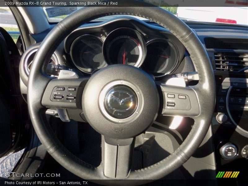 Sparkling Black Mica / Red 2009 Mazda RX-8 Grand Touring