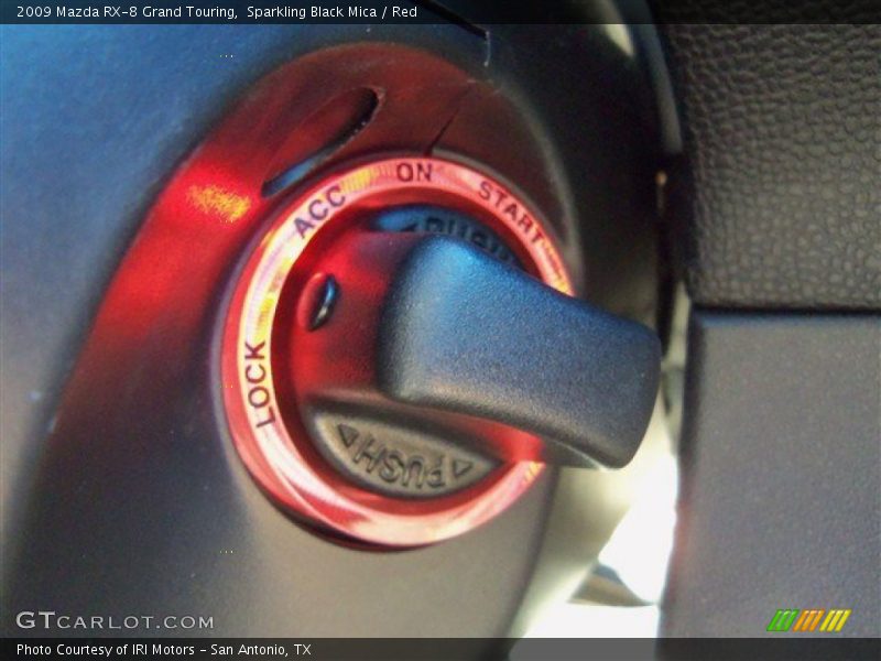 Sparkling Black Mica / Red 2009 Mazda RX-8 Grand Touring