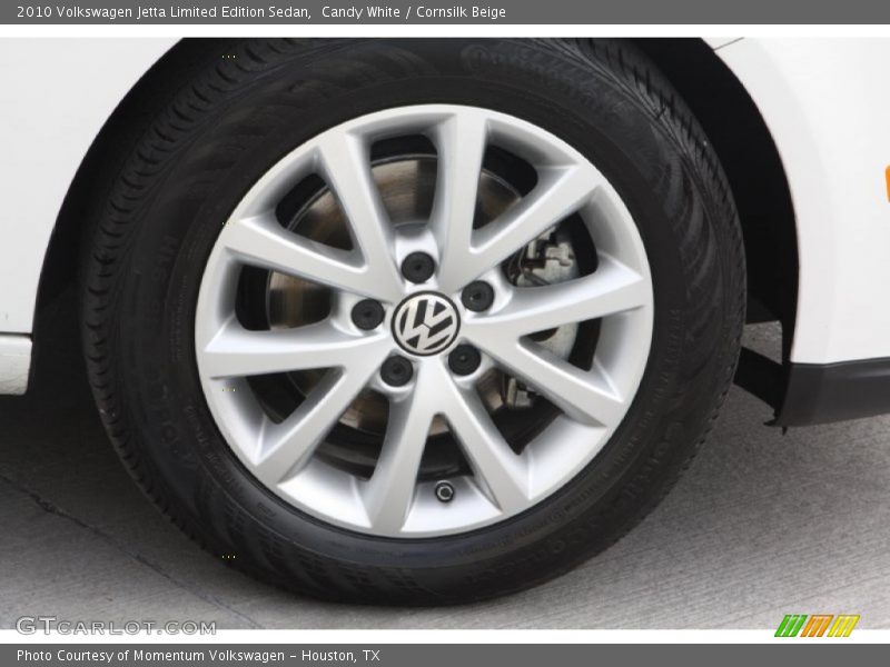 Candy White / Cornsilk Beige 2010 Volkswagen Jetta Limited Edition Sedan