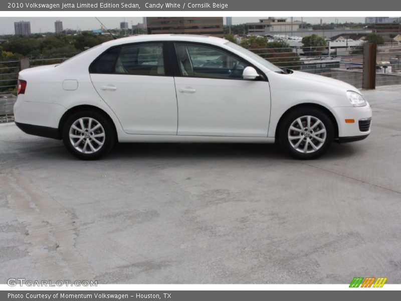 Candy White / Cornsilk Beige 2010 Volkswagen Jetta Limited Edition Sedan