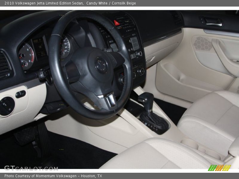 Candy White / Cornsilk Beige 2010 Volkswagen Jetta Limited Edition Sedan