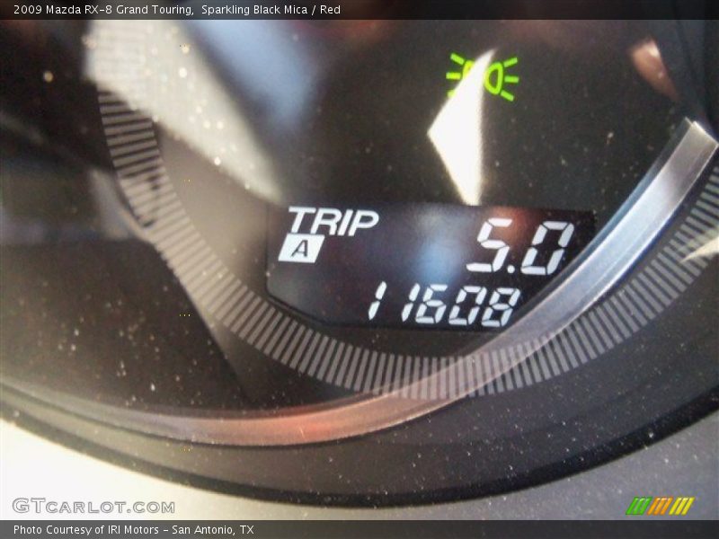 Sparkling Black Mica / Red 2009 Mazda RX-8 Grand Touring