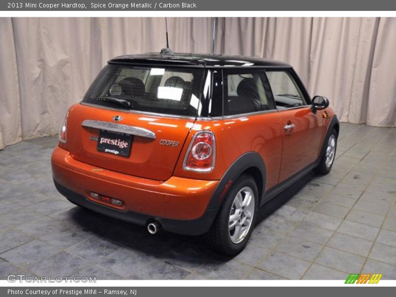 Spice Orange Metallic / Carbon Black 2013 Mini Cooper Hardtop