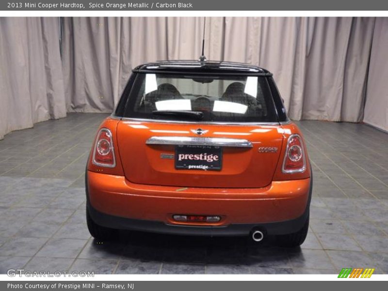 Spice Orange Metallic / Carbon Black 2013 Mini Cooper Hardtop