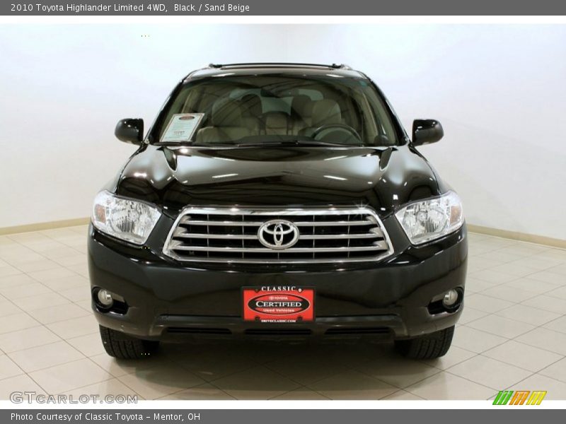 Black / Sand Beige 2010 Toyota Highlander Limited 4WD