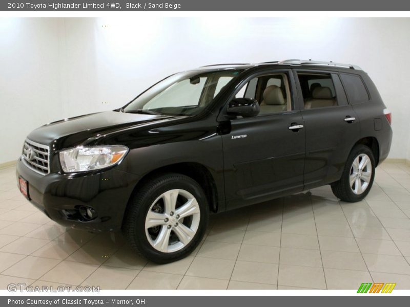 Black / Sand Beige 2010 Toyota Highlander Limited 4WD