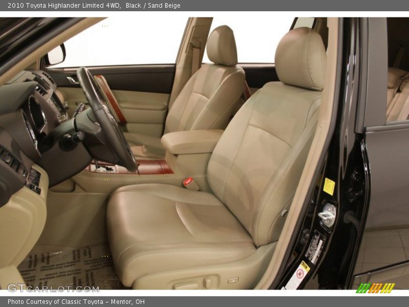 Black / Sand Beige 2010 Toyota Highlander Limited 4WD
