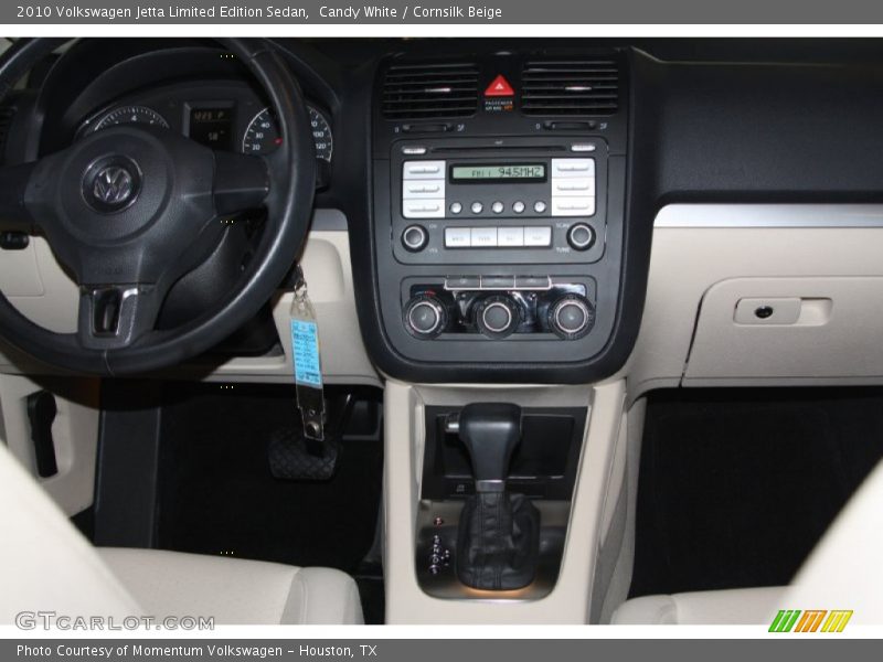 Candy White / Cornsilk Beige 2010 Volkswagen Jetta Limited Edition Sedan