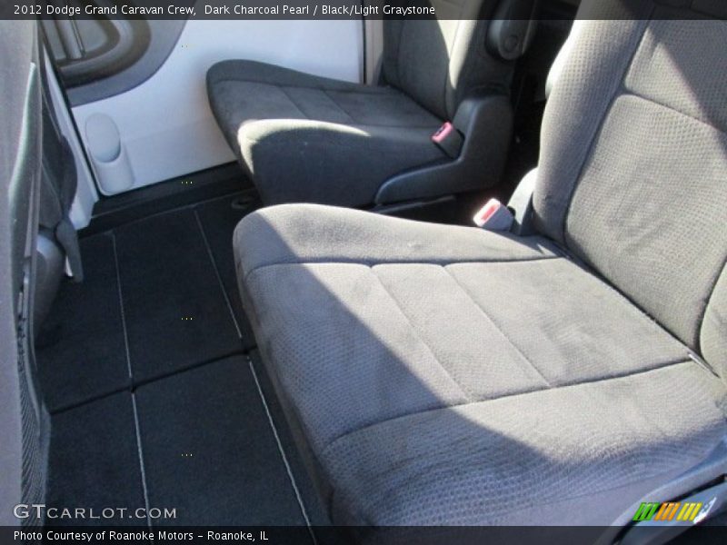 Dark Charcoal Pearl / Black/Light Graystone 2012 Dodge Grand Caravan Crew