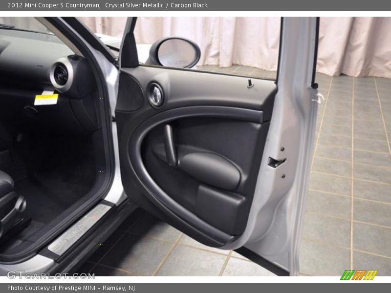 Crystal Silver Metallic / Carbon Black 2012 Mini Cooper S Countryman
