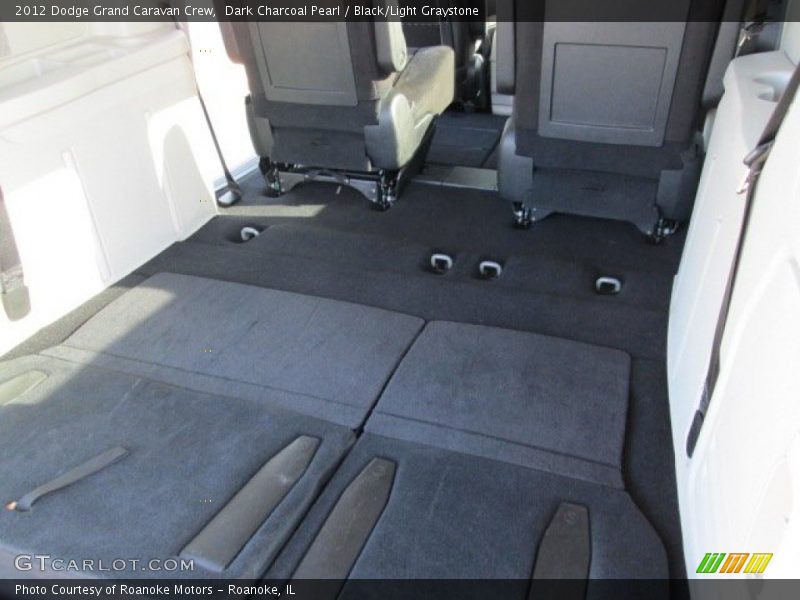 Dark Charcoal Pearl / Black/Light Graystone 2012 Dodge Grand Caravan Crew