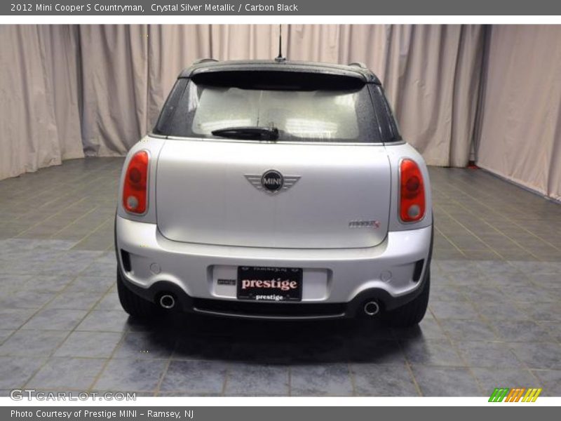 Crystal Silver Metallic / Carbon Black 2012 Mini Cooper S Countryman