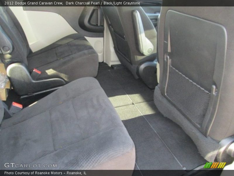 Dark Charcoal Pearl / Black/Light Graystone 2012 Dodge Grand Caravan Crew