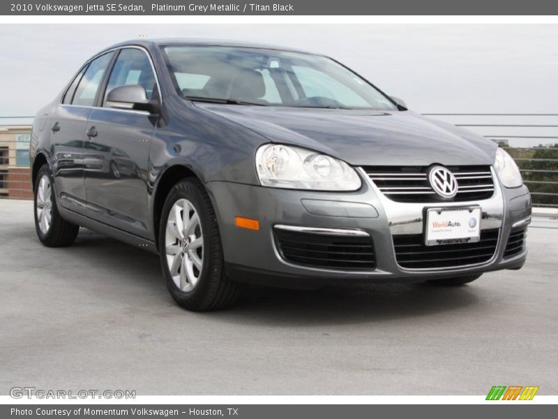 Platinum Grey Metallic / Titan Black 2010 Volkswagen Jetta SE Sedan