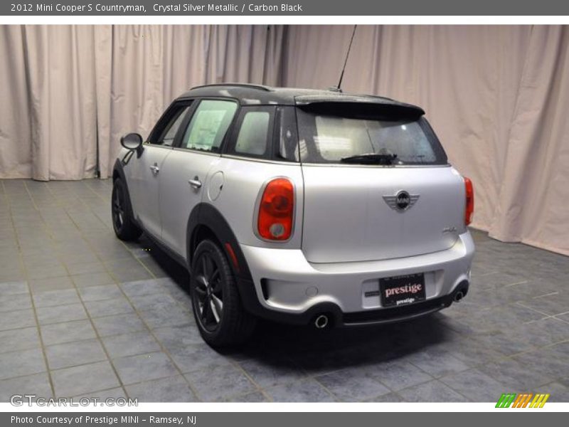 Crystal Silver Metallic / Carbon Black 2012 Mini Cooper S Countryman