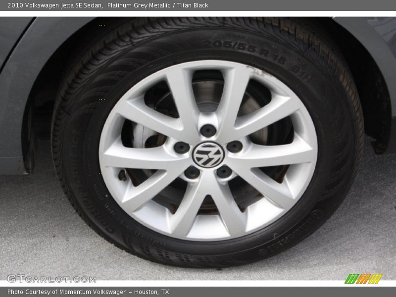 Platinum Grey Metallic / Titan Black 2010 Volkswagen Jetta SE Sedan