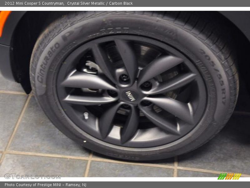 Crystal Silver Metallic / Carbon Black 2012 Mini Cooper S Countryman
