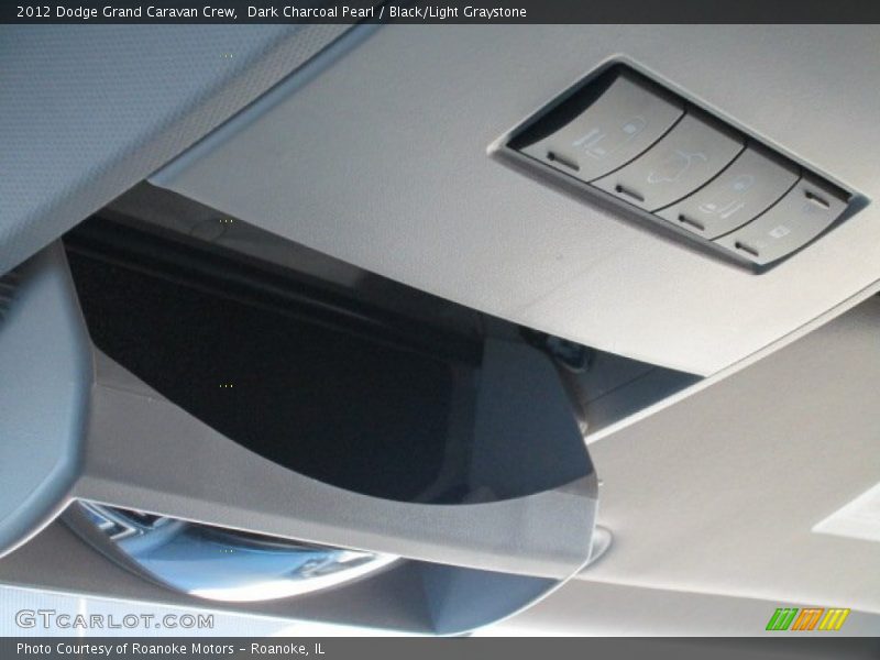 Dark Charcoal Pearl / Black/Light Graystone 2012 Dodge Grand Caravan Crew