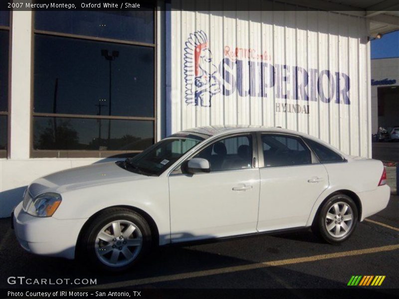 Oxford White / Shale 2007 Mercury Montego