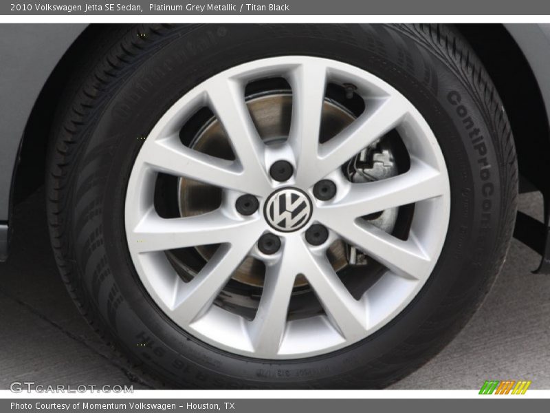 Platinum Grey Metallic / Titan Black 2010 Volkswagen Jetta SE Sedan