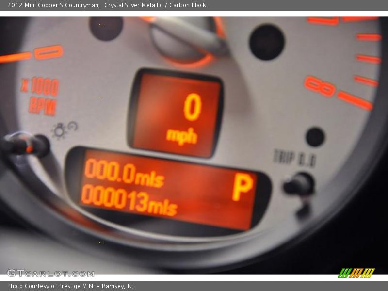 Crystal Silver Metallic / Carbon Black 2012 Mini Cooper S Countryman