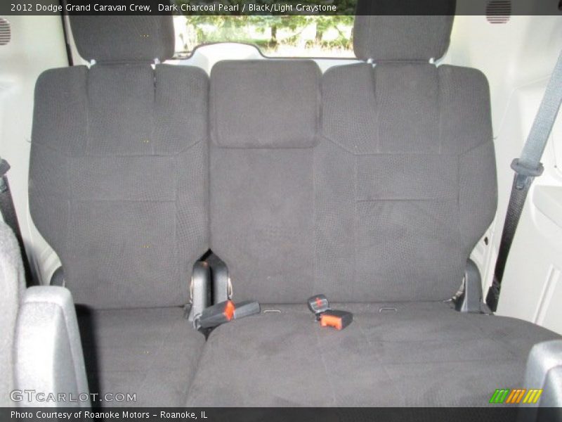 Dark Charcoal Pearl / Black/Light Graystone 2012 Dodge Grand Caravan Crew