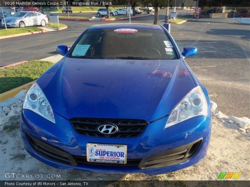 Mirabeau Blue / Black 2010 Hyundai Genesis Coupe 2.0T