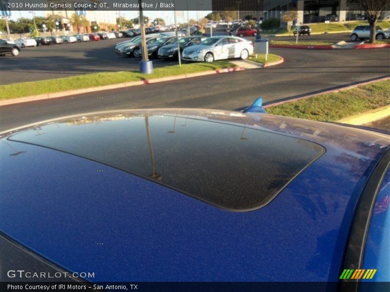 Mirabeau Blue / Black 2010 Hyundai Genesis Coupe 2.0T