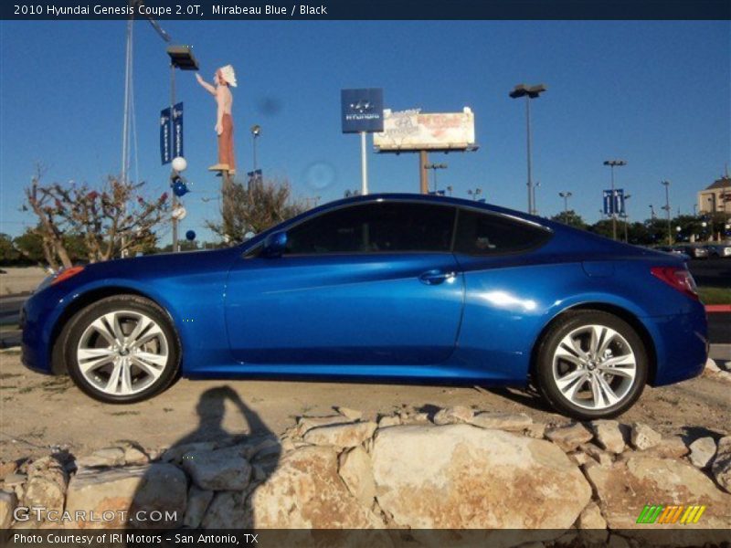 Mirabeau Blue / Black 2010 Hyundai Genesis Coupe 2.0T