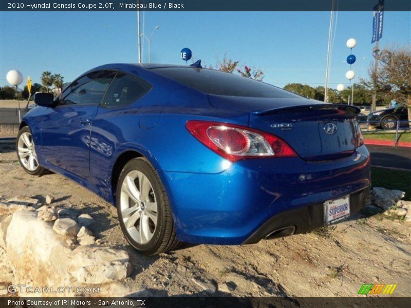 Mirabeau Blue / Black 2010 Hyundai Genesis Coupe 2.0T