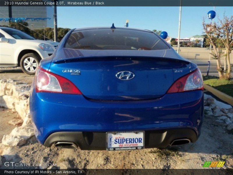Mirabeau Blue / Black 2010 Hyundai Genesis Coupe 2.0T