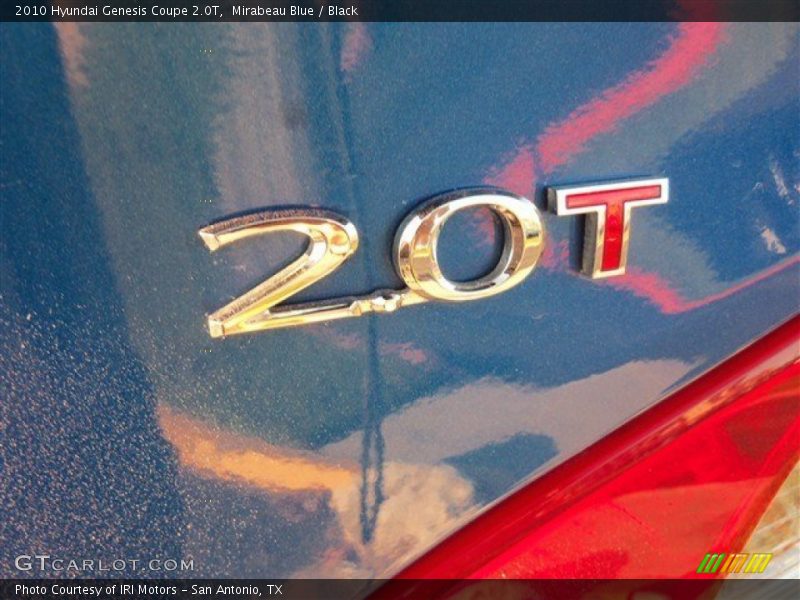 Mirabeau Blue / Black 2010 Hyundai Genesis Coupe 2.0T