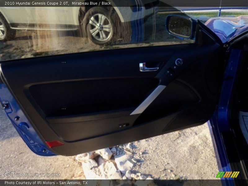Mirabeau Blue / Black 2010 Hyundai Genesis Coupe 2.0T